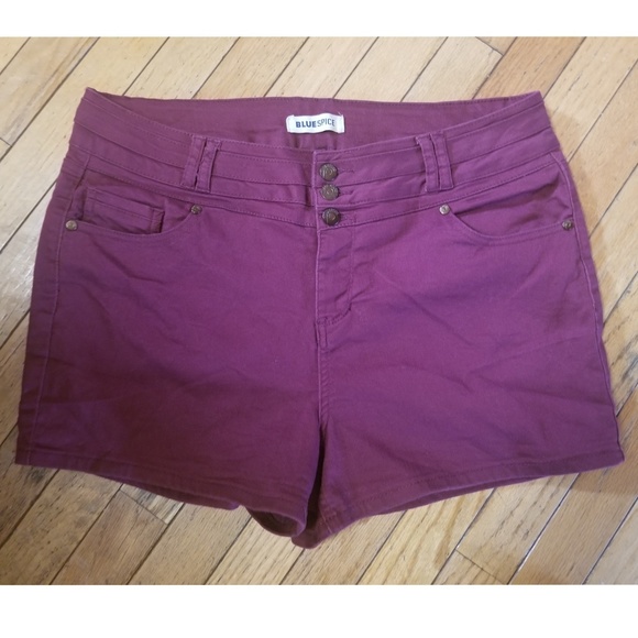 Blue Spice Pants - Size 14 Maroon Shorts by Blue Spice